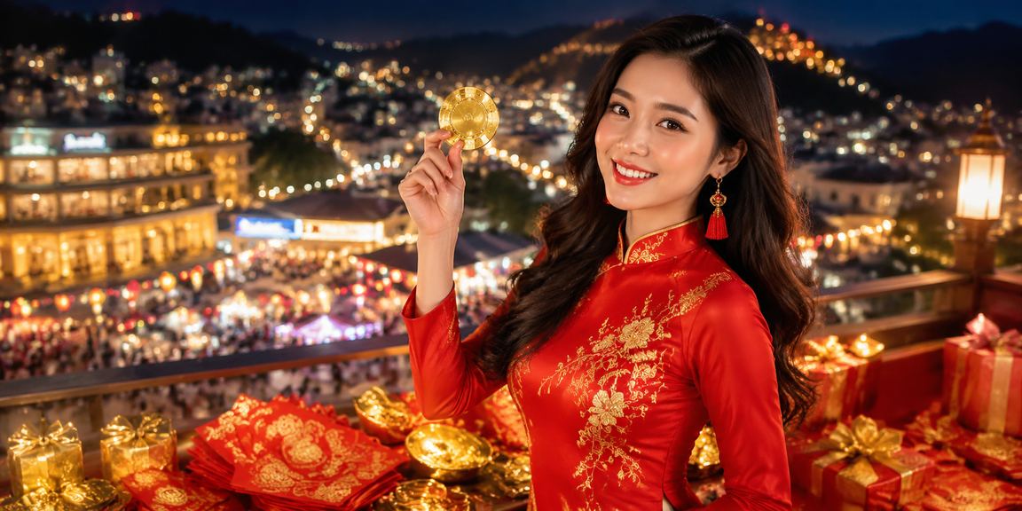 Không khí chợ đêm Sapa với phong bì đỏ thưởng casino trong tiết trời se lạnh
