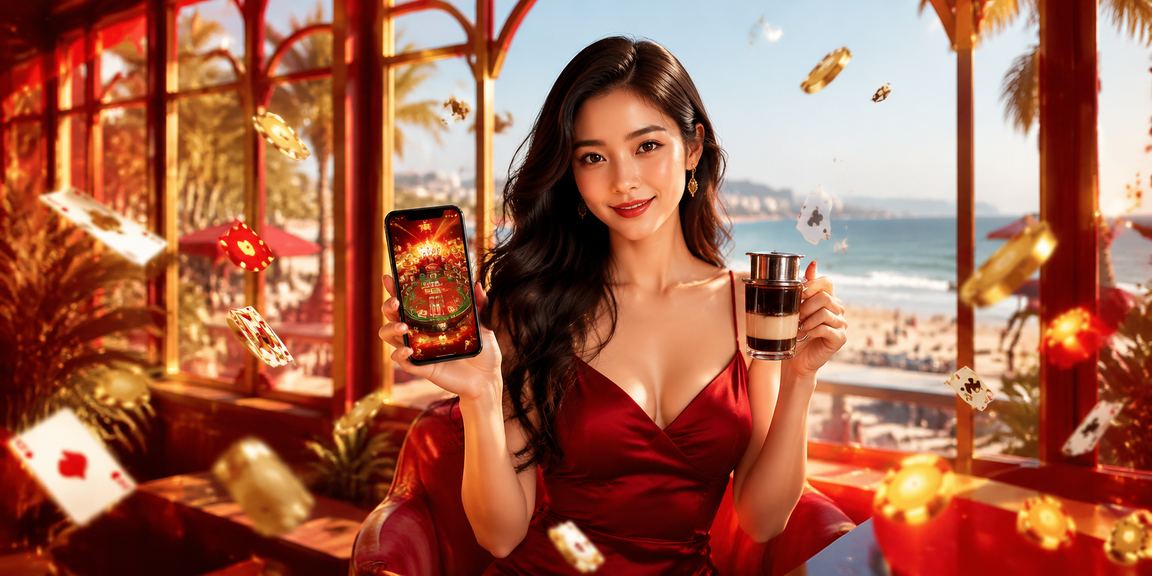 Người dân Vũng Tàu theo dõi kết quả xổ số qua điện thoại tại quán cà phê