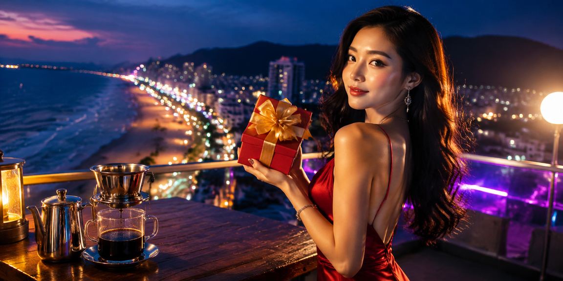 Người dùng nhận phong bì đỏ thưởng tại Vũng Tàu bên ly cà phê sáng